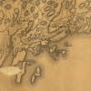 <p>Portion of P. Anderson&#39;s 1845 map of the proposed route of the New York and New Haven Railroad, showing Davids Island identified as Henlet Island, perhaps a corruption of an older place-name, Hewitts Island (Library of Congress digital collections)</p>